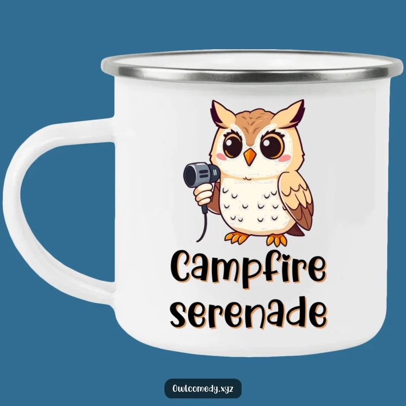 Funny Singing Owl Camping Mug: Adventure with Music, A Hilarious Funny Gift!