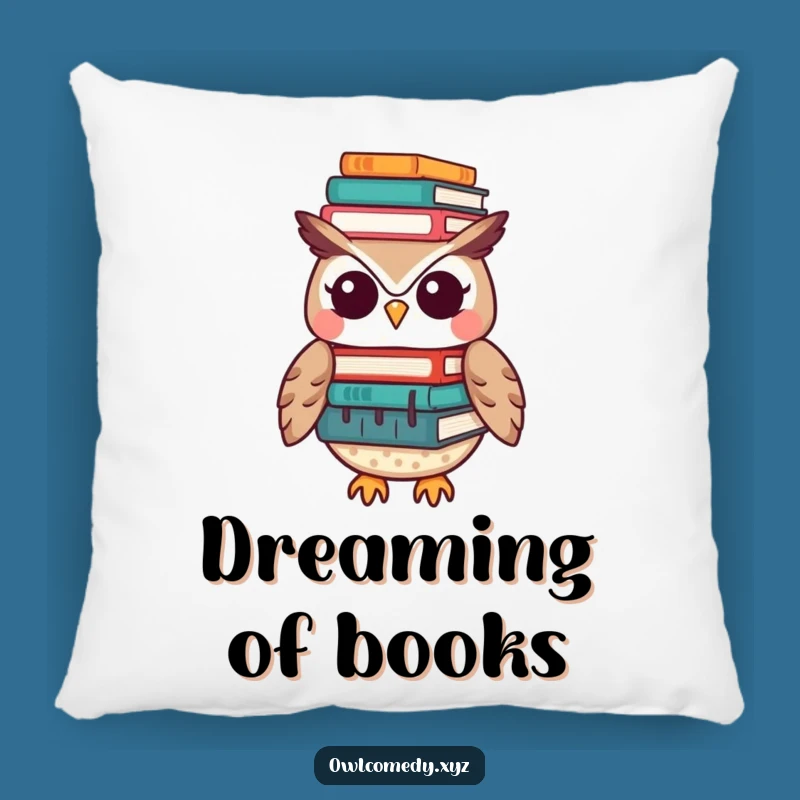 Cozy Funny Kawaii Owl Pillow - Sweet & Hilarious Accent Pillow Gift