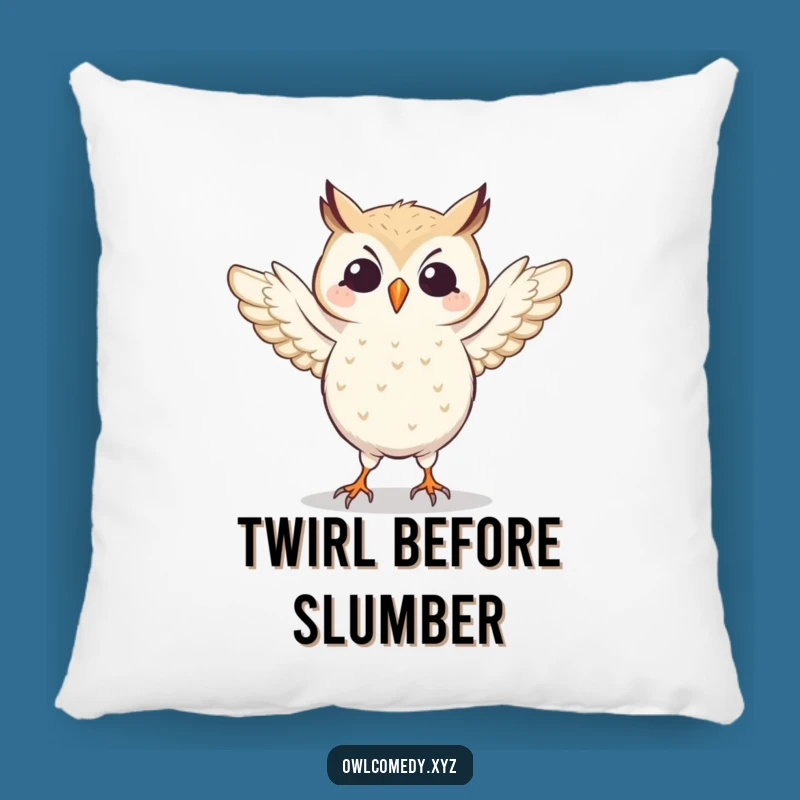 Funny Dancing Owl Pillow: Cozy Comfort with a Touch of Energetic Fun
