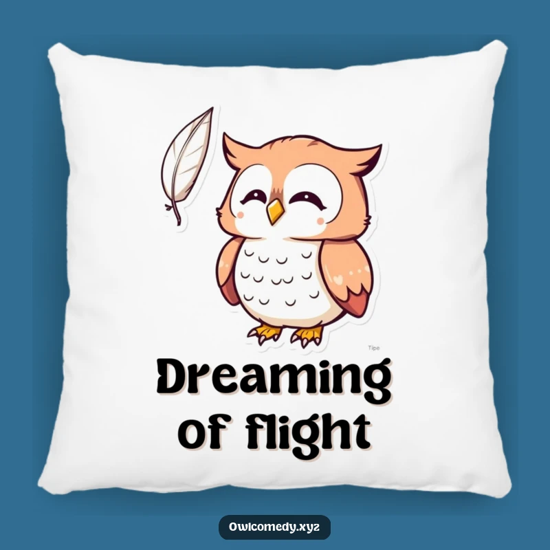 Funny Kawaii Owl Surprised Pillow: Cozy Cushion for Unexpected Moments