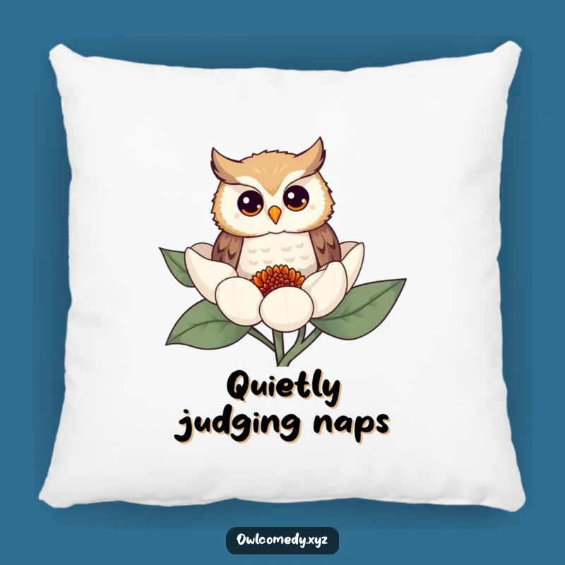 Funny Owl Flower Pillow: Comfy Cuddles With a Peek-a-Boo Twist