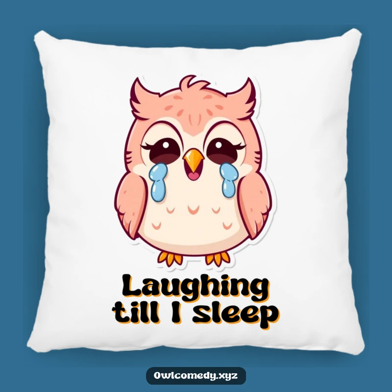 Funny Kawaii Owl Laughing Pillow: Comfy Cushion for Hysterical Moments