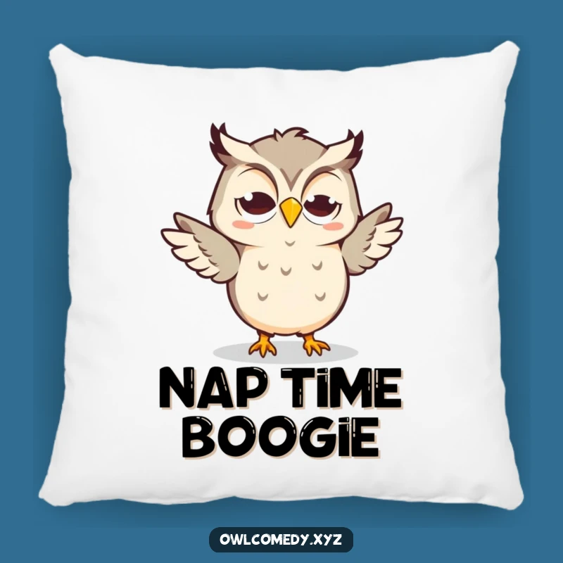 Funny Kawaii Owl Pillow - Silly Dance Accent, Comfy and Cute Funny Gift