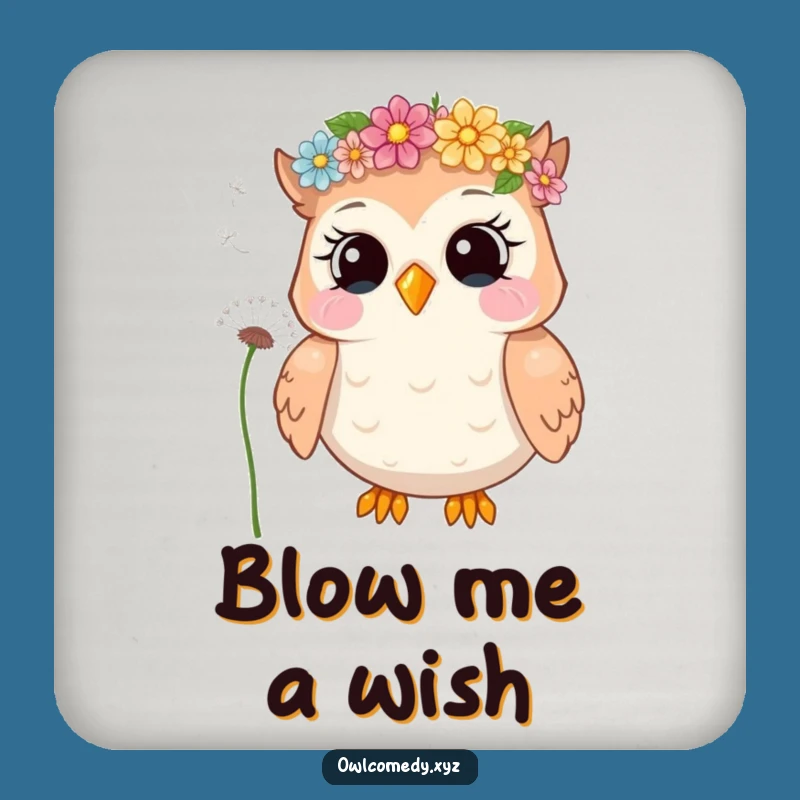 Funny Giggling Owl Coasters - Protect Surfaces with Whimsical Charm