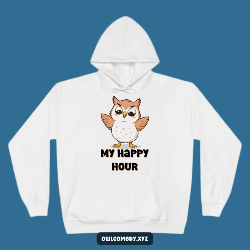 Funny Kawaii Owl Hoodie - Silly Dancer, Goofy Fun, Cozy & Hilarious Gift