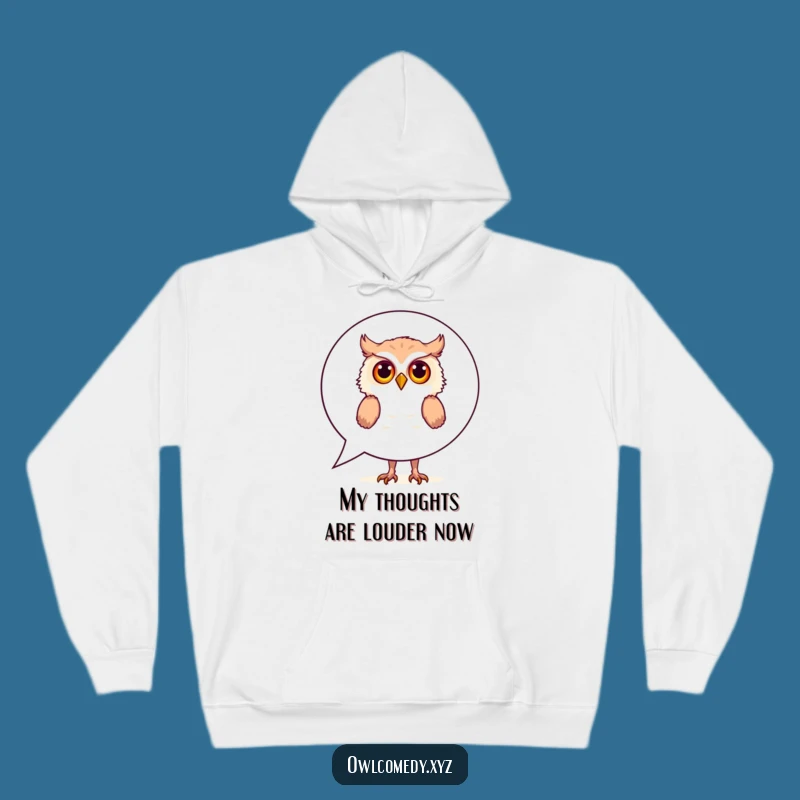 Funny Curious Owl Hoodie: Cozy Wisdom - The Ultimate Funny Bird Lover Gift