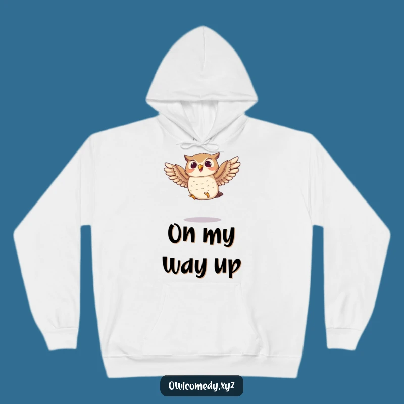 Cozy Funny Jumping Owl Hoodie: Perfect Funny Gift for the Enthusiastic!