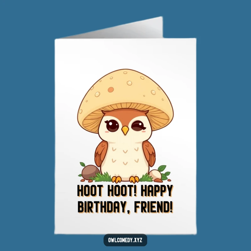 Free Printable Kawaii Owl Birthday Card: Winking Fun Downloadable Gift