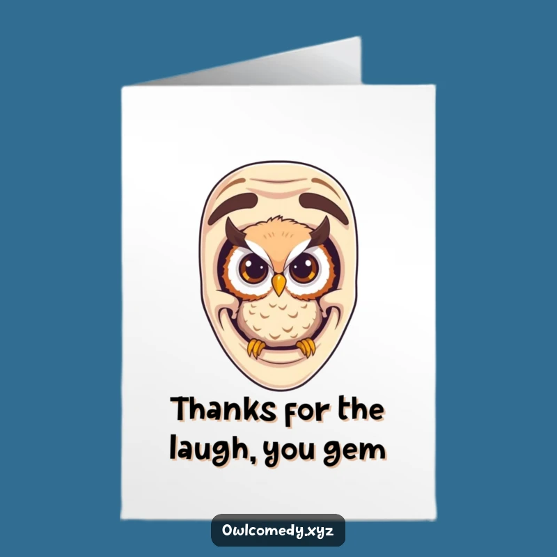 Express your thanks with a giggle with this Free Printable card. Simply Print at Home for a heartfelt, funny message.