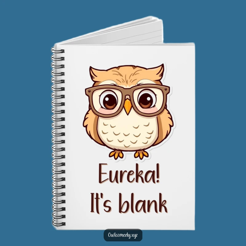 Funny Owl Glasses Notebook: Jot Down Thoughts with Hilarious Surprise