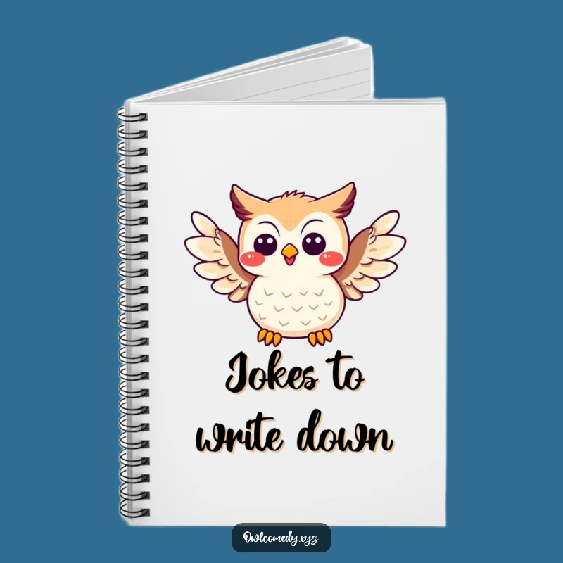Funny Joke Owl Notebook: Write Your Jokes - Creative Funny Gift!