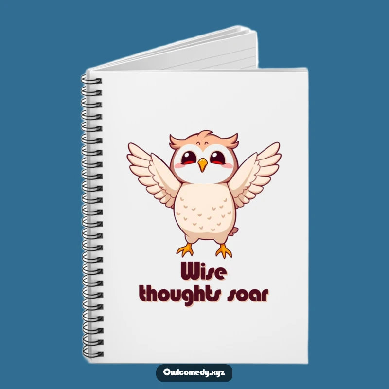 Kawaii Owl Flap Notebook: Funny Journal, Perfect for Notes & Gifts