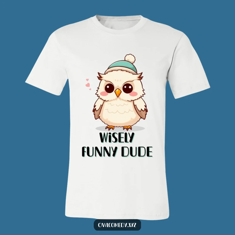 Funny Owl Joke T-Shirt: Fluffy Character, Hilarious Gift Idea!