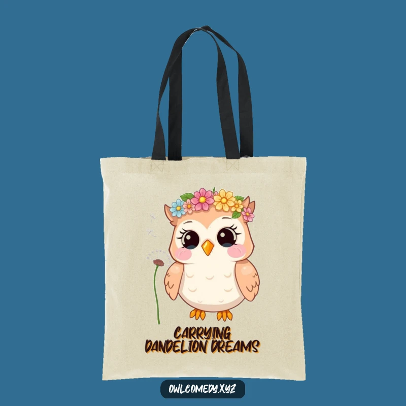 Funny Giggling Owl Tote Bag - Eco-Friendly & Hilarious Gift Accessory