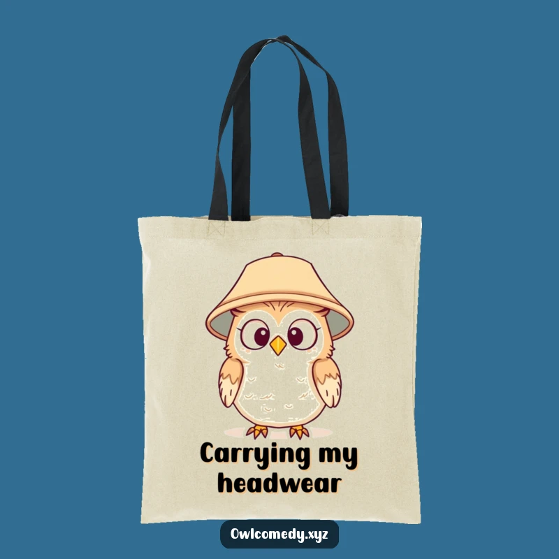 Funny Surprised Owl Tote Bag - Carry Your Party Essentials Hilariously
