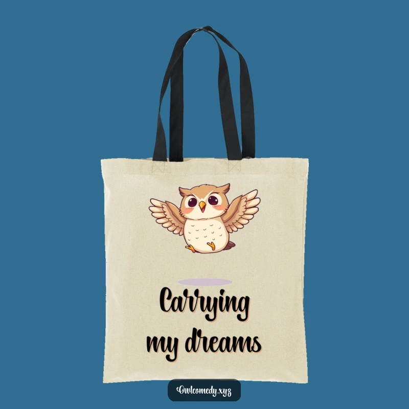Funny Jumping Owl Tote Bag: Carry Your Enthusiasm, A Perfect Funny Gift!
